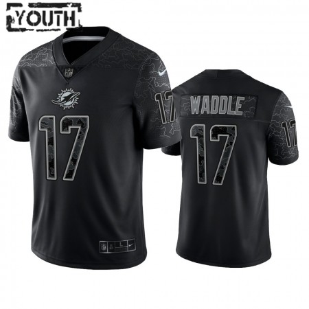 Kinder Miami Dolphins Trikot Jaylen Waddle 17 Reflective Limited Gelb